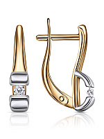 серьги (Au 585) С132-3089, изображение 1