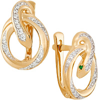 серьги (Au 585) 23432, изображение 1