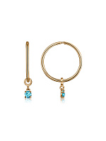 серьги (Au 585) С130-2987-15,0Гл, изображение 1