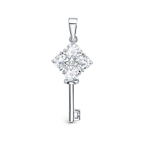 подвеска (Ag 925) P2404110r_PD_WG, изображение 1