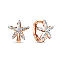 серьги (Au 585) 120227, изображение 1