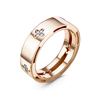 кольцо (Au 585) БР110063, изображение 1