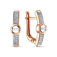 серьги (Au 585) БР120203, изображение 1