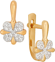 серьги (Au 585) 22574, изображение 1