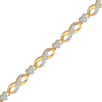 браслет (Au 585) Б21743, изображение 1