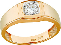 кольцо (Au 585) К16117 , изображение 1