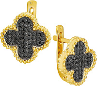 серьги (Au 585) 24471, изображение 1