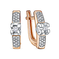 серьги (Au 585) БР120031, изображение 1