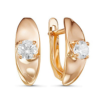 серьги (Au 585) 127070, изображение 1