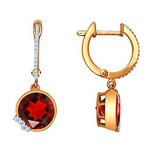 серьги (Au 585) 722707