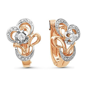 серьги (Au 585) 02-1386