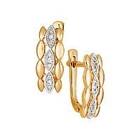 серьги (Au 585) 23165, изображение 1