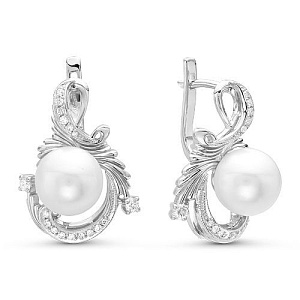 серьги (Au 585) 02-1068