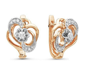 серьги (Au 585) 02-1400