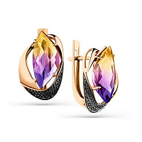 серьги (Au 585) 02-3-215-1700-012, изображение 1