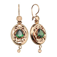 серьги (Au 585) 00-103ф, изображение 1