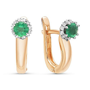 серьги (Au 585) 02-2332-1