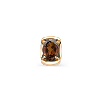 Подвеска золотая с раух-топазом, изображение 1