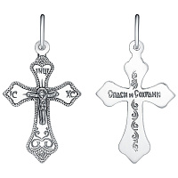 крест (Ag 925) 13-001209-105000, изображение 1