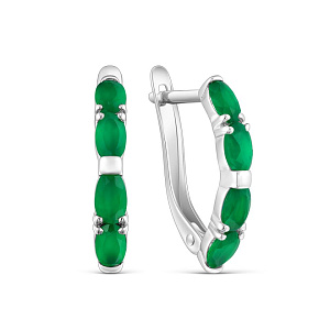 серьги (Ag 925) Са-075р409