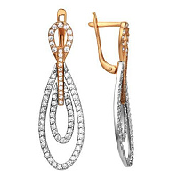 серьги (Au 585) 30047200, изображение 1