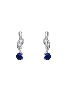 серьги (Ag 925) STK-03_SR_BR_001_WG