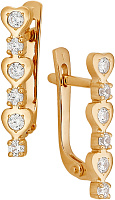 серьги (Au 585) 23737, изображение 1