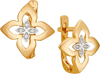 серьги (Au 585) 24548, изображение 1