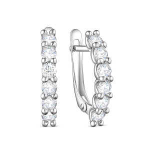 серьги (Ag 925) 11-0548р