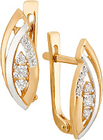 серьги (Au 585) 23733, изображение 1