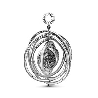 подвеска (Ag 925) МД-84-Ч, изображение 1