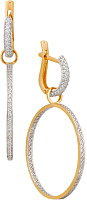 серьги (Au 585) 21247, изображение 1