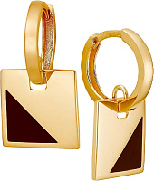 серьги (Au 585) 24459, изображение 1