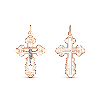 крест (Ag 925) с080035-1, изображение 1