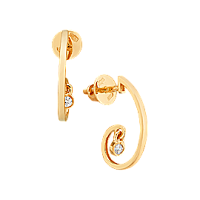 серьги (Au 585) 18173, изображение 1