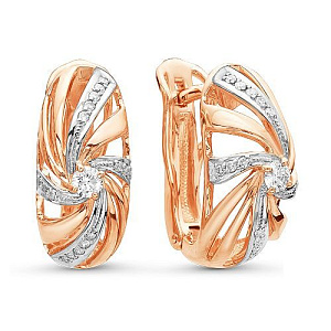 серьги (Au 585) 02-1032