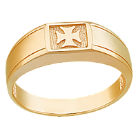 кольцо (Au 585) К18645 , изображение 1