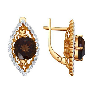 серьги (Au 585) 723328
