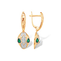Серьги (Золото 585К) С19220715, изображение 1
