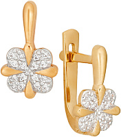 серьги (Au 585) 22574, изображение 1