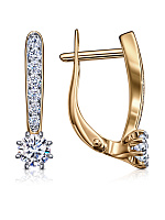 серьги (Au 585) С132-3460, изображение 1
