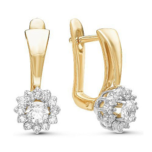 серьги (Au 585) 02-0583