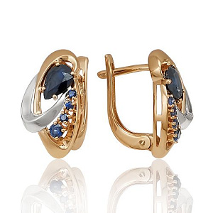 серьги (Au 585) 02-1989-2