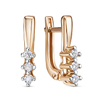 серьги (Au 585) БР120005и, изображение 1