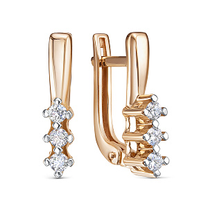 серьги (Au 585) БР120005и