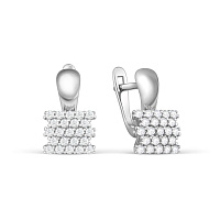 серьги (Ag 925) С-4038-Р, изображение 1