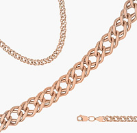 цепь (Au 585) 8040153-55, изображение 1