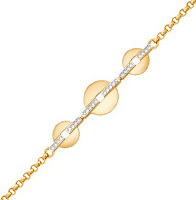 браслет (Au 585) Б21377, изображение 1