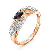 кольцо (Au 585) 01-0951-2, изображение 1