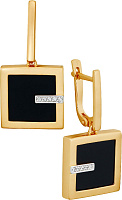 серьги (Au 585) 19579, изображение 1